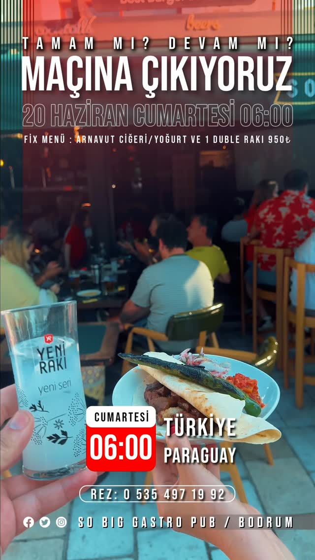 Maç İzleme: Türkiye - Paraguay Etkinlik afişi