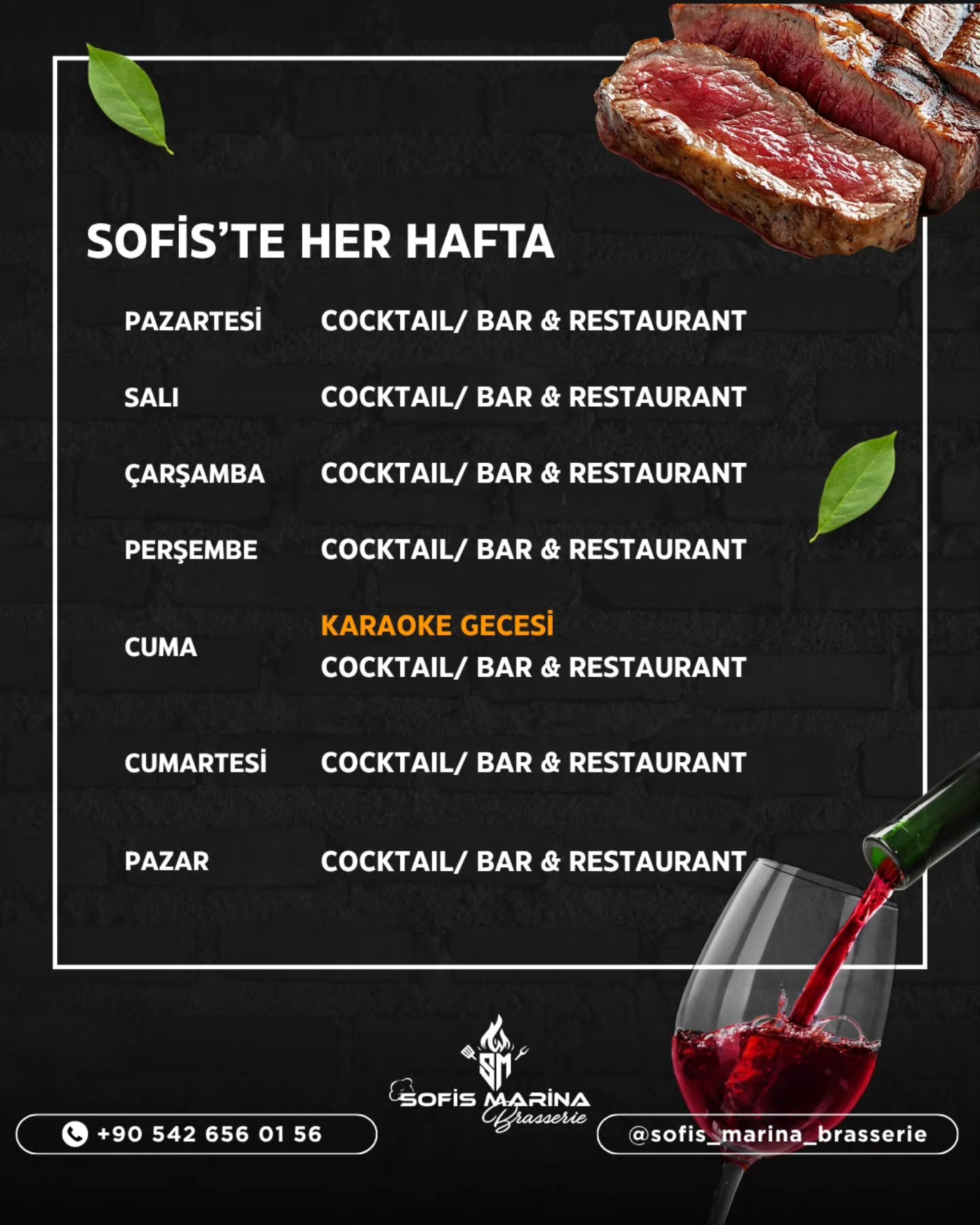 Вечер коктейлей в понедельник Постер события