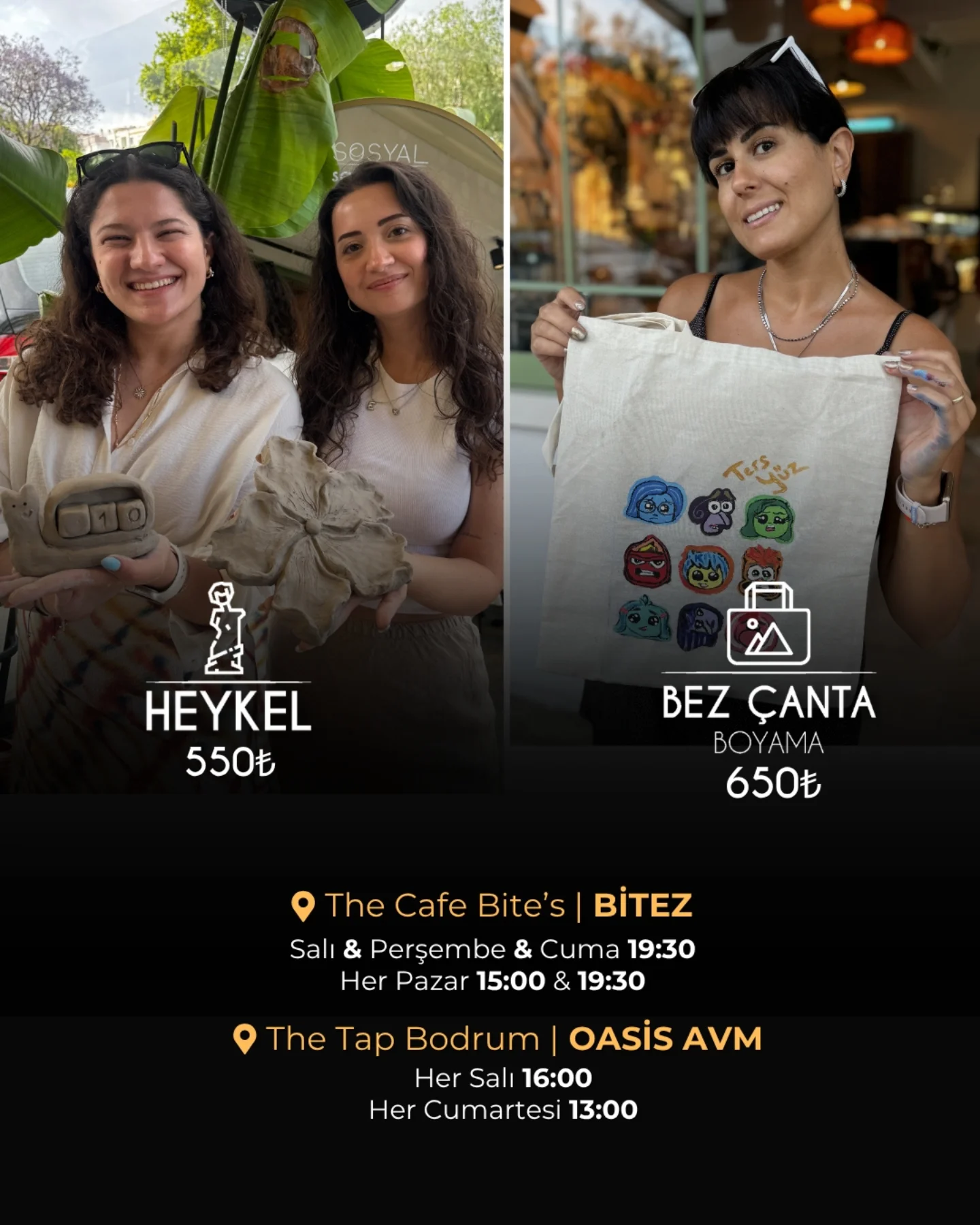 Heykel Atölyesi Etkinlik afişi