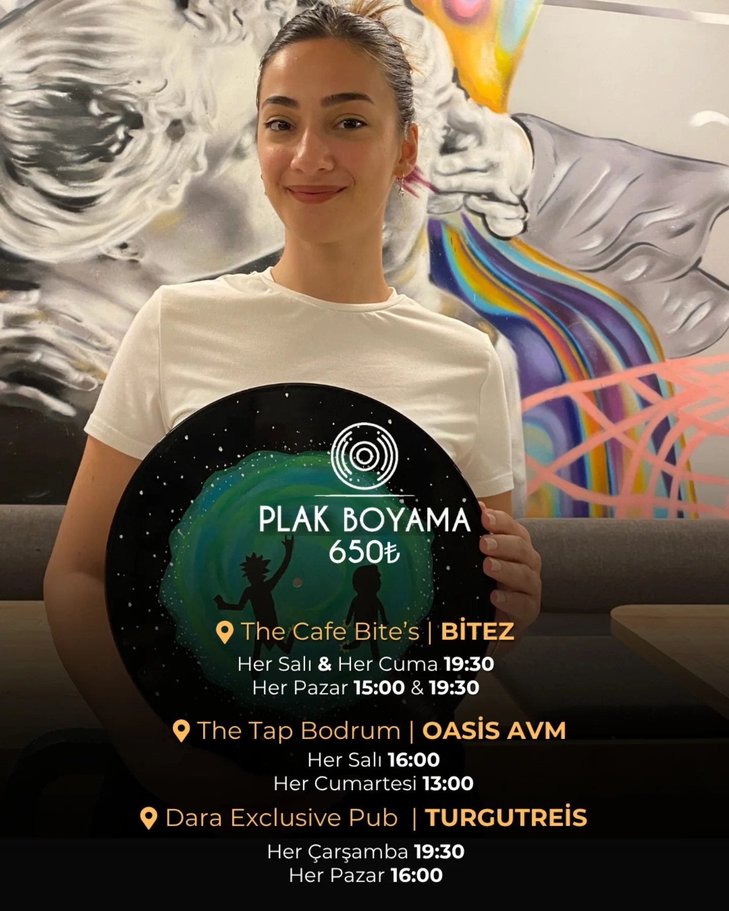 Plak Boyama Etkinlik afişi