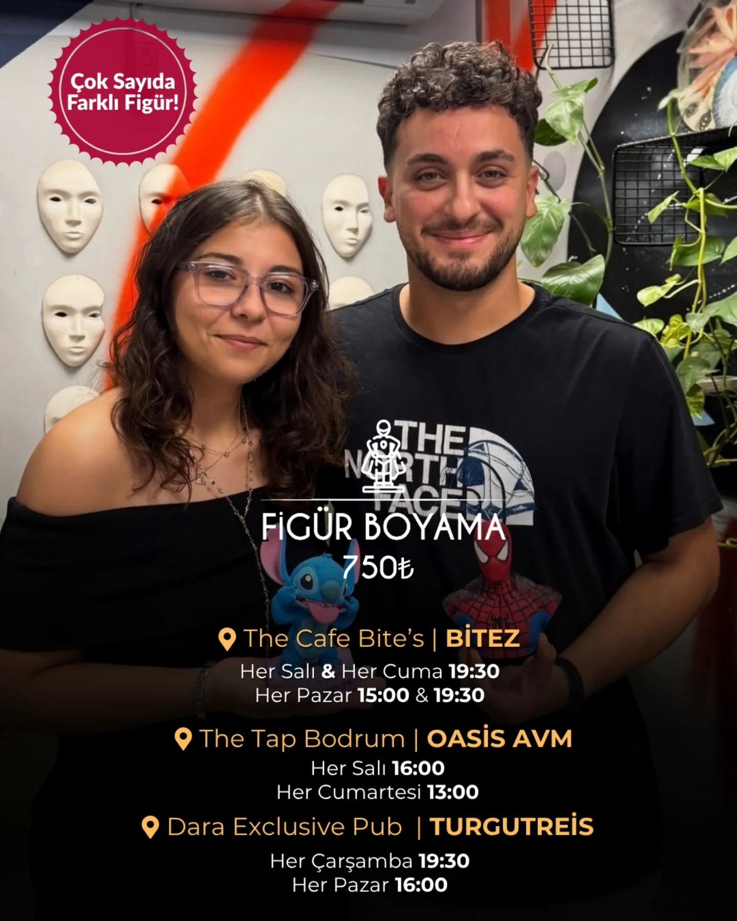 Figür Boyama Etkinlik afişi