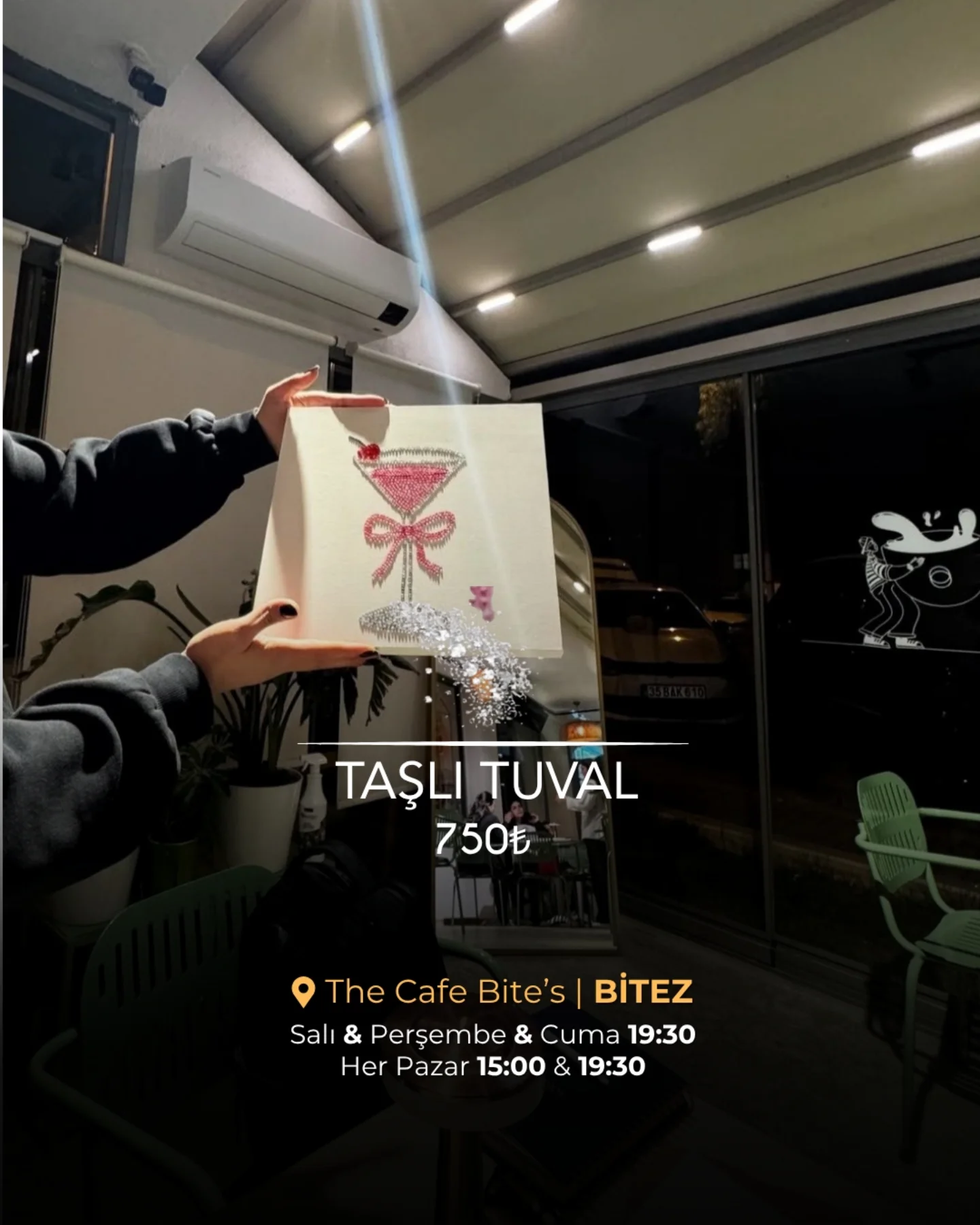 Taşlı Tuval Atölyesi Etkinlik afişi
