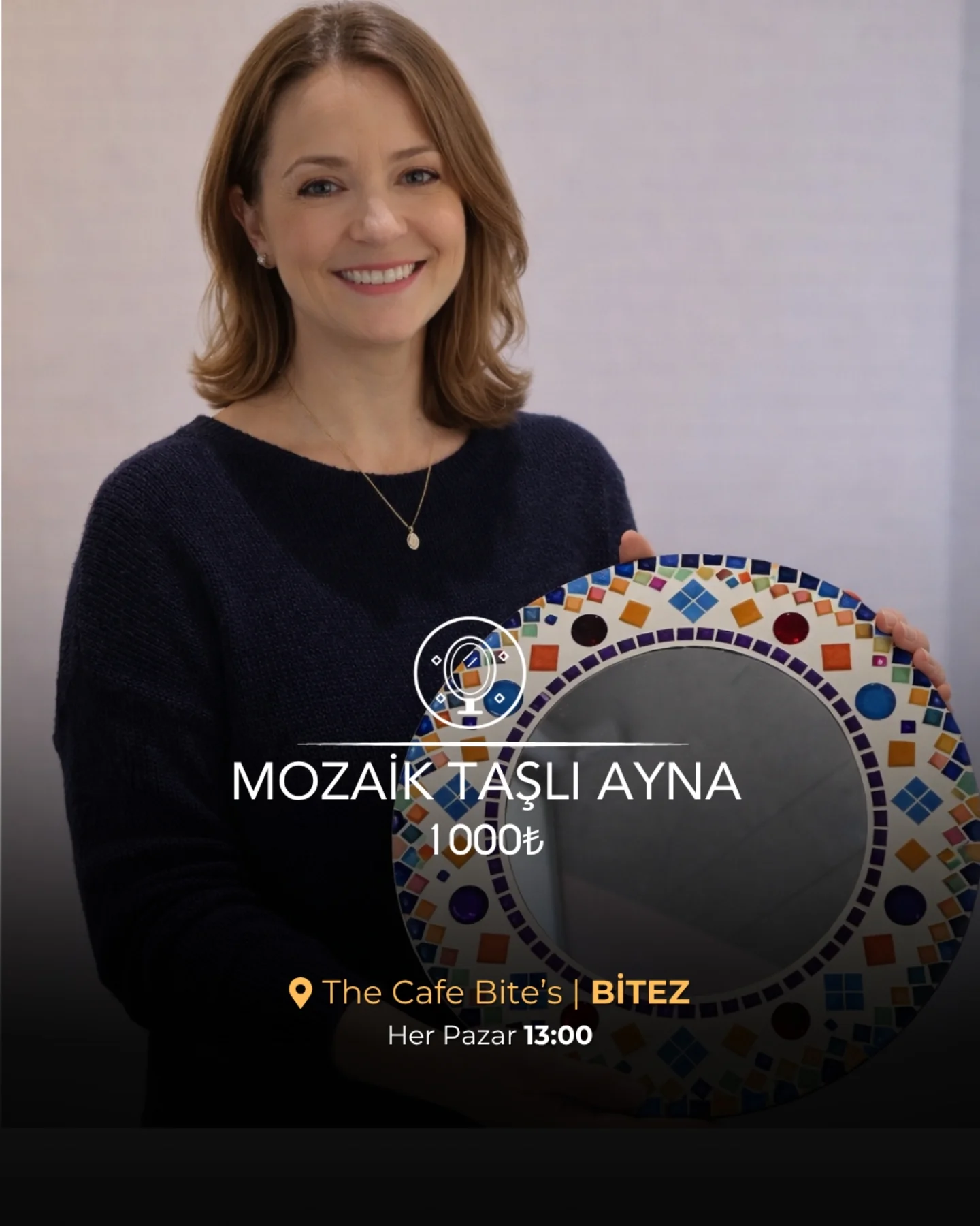Mozaik Taşlı Ayna Etkinlik afişi
