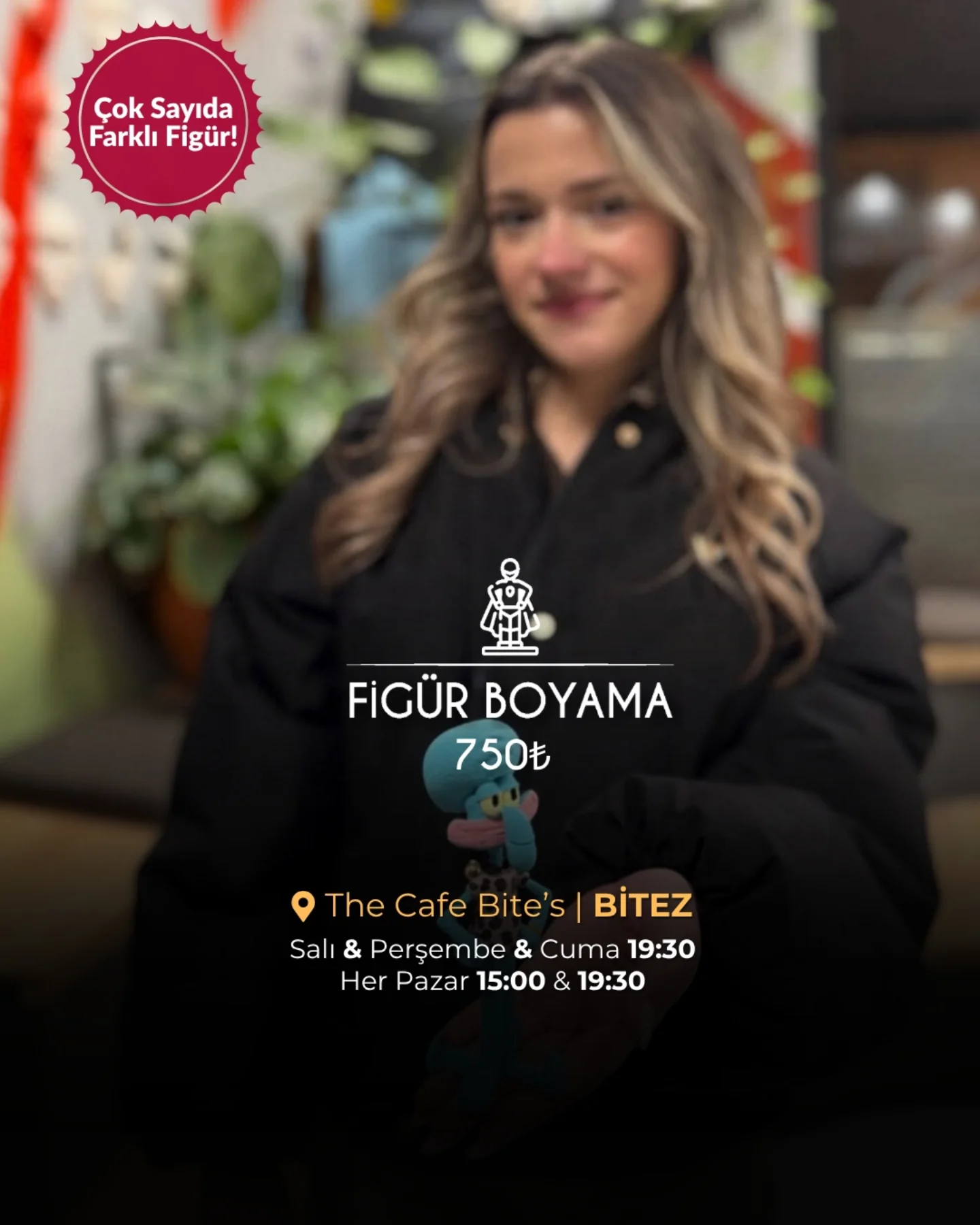 Figür Boyama Atölyesi Etkinlik afişi
