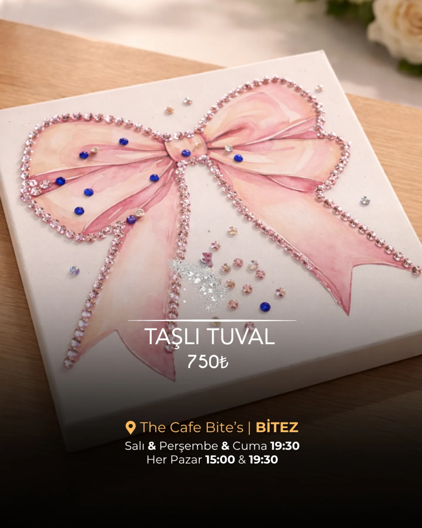 Taşlı Tuval Atölyesi Etkinlik afişi