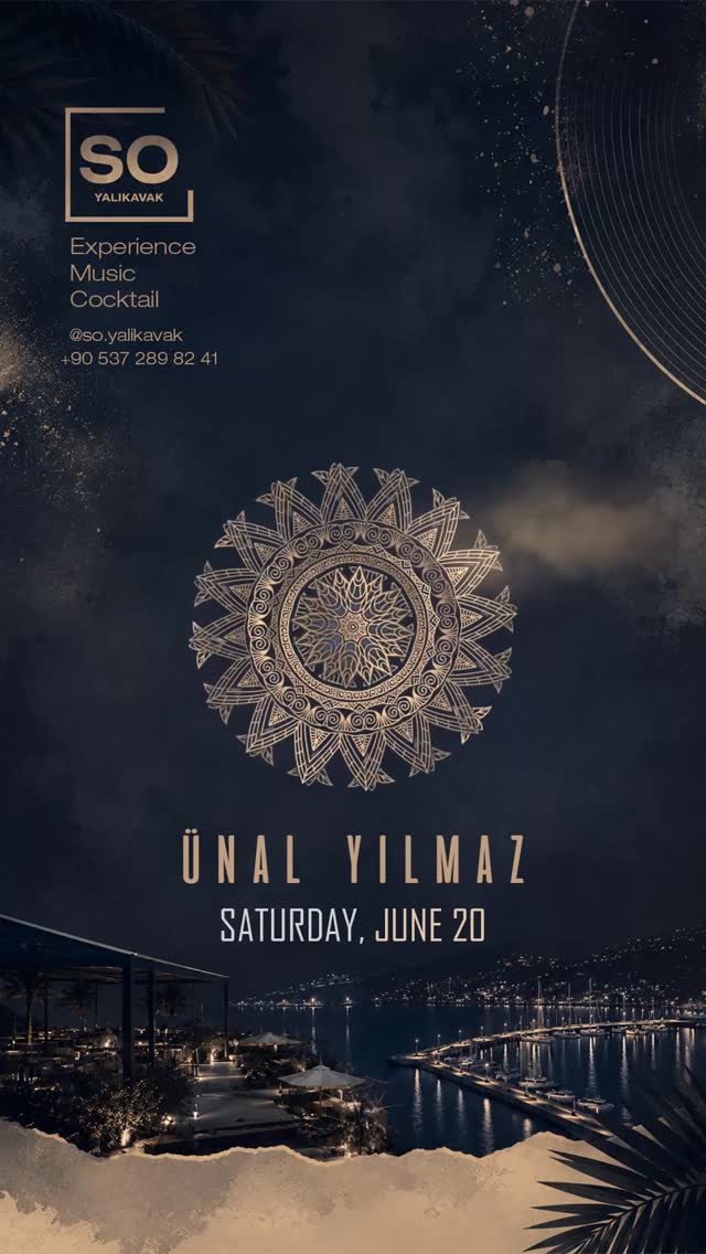DJ Ünal Yılmaz Etkinlik afişi