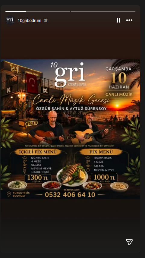Özgür Şahin - Canlı Müzik Gecesi Etkinlik afişi
