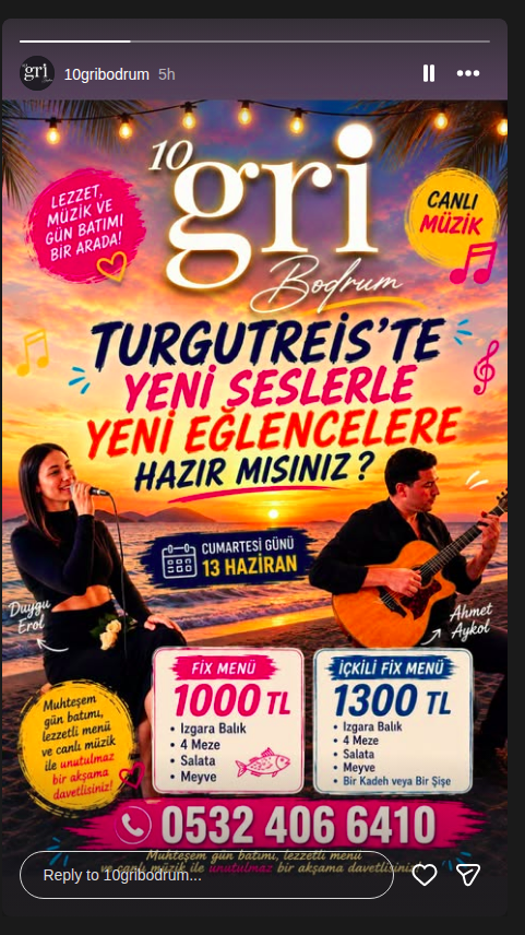 Duygu Erol & Ahmet Aykol — Canlı Müzik Etkinlik afişi