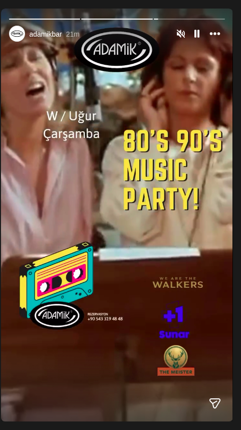 Uğur — 80'ler & 90'lar Müzik Partisi Etkinlik afişi