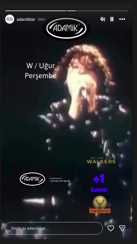 W / Uğur Etkinlik afişi