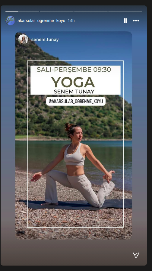 Senem Tunay — Yoga Etkinlik afişi