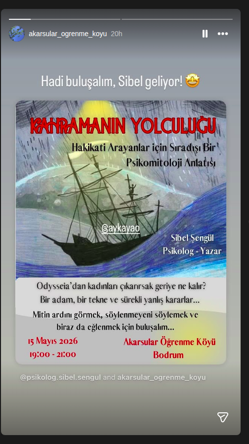 Sibel Şengül - Kahramanın Yolculuğu Etkinlik afişi