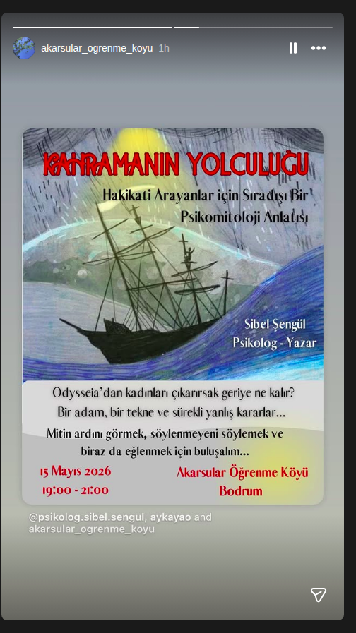 Sibel Şengül - Kahramanın Yolculuğu Etkinlik afişi