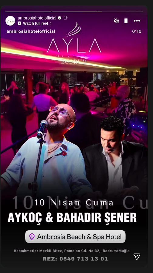 Aykoç & Bahadır Şener Etkinlik afişi