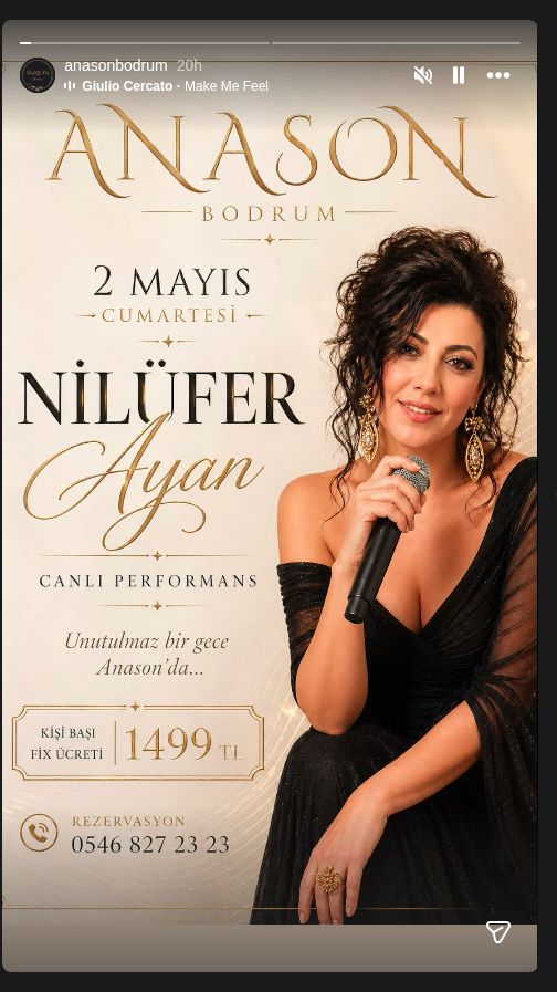 Nilüfer Ayan — Canlı Performans Etkinlik afişi