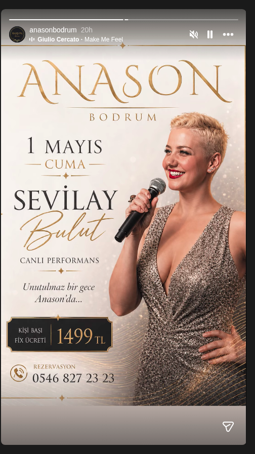 Sevilay Bulut — Canlı Performans Etkinlik afişi