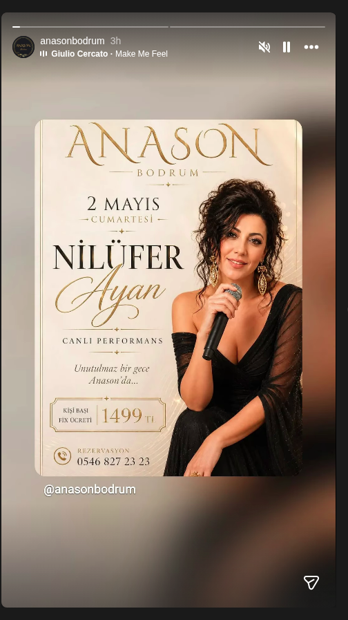 Nilüfer Ayan - Canlı Performans Etkinlik afişi