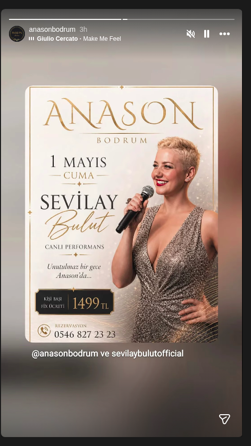 Sevilay Bulut — Canlı Performans Etkinlik afişi