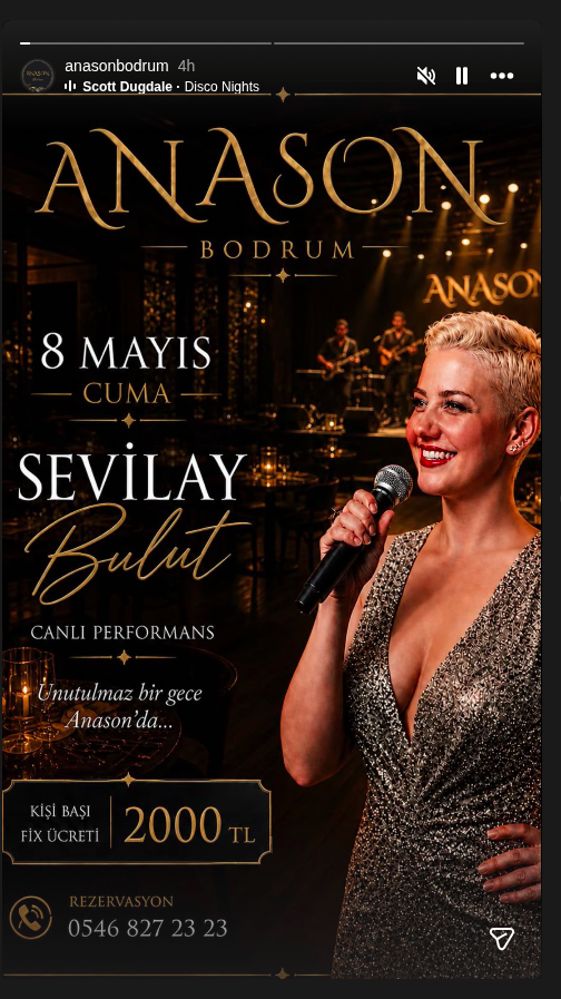 Sevilay Bulut — Disco Nights Etkinlik afişi