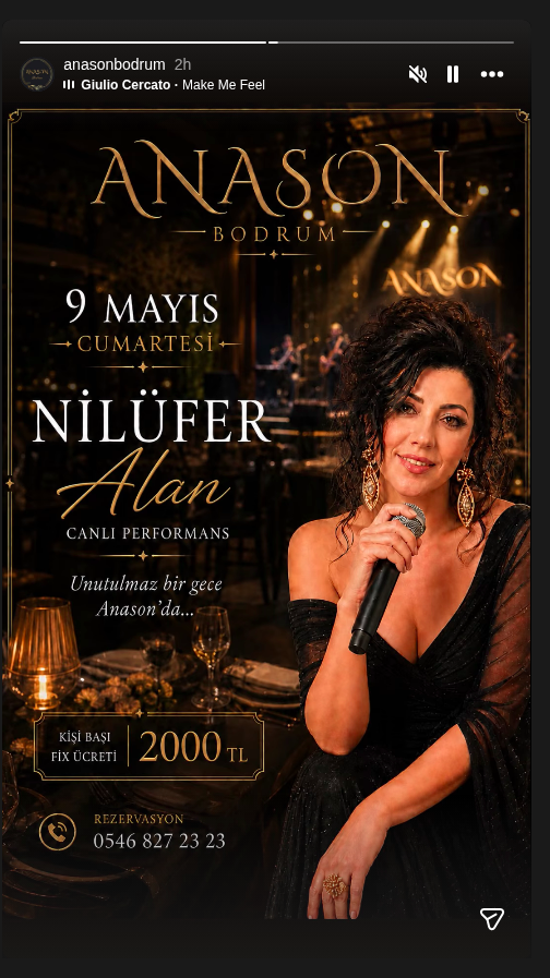 Nilüfer Alan – Canlı Performans Etkinlik afişi