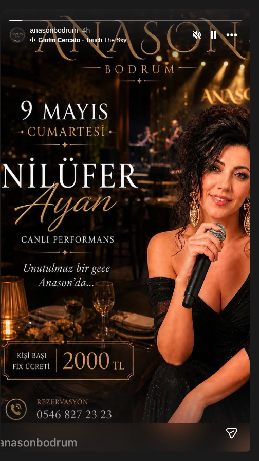 Nilüfer Ayan Canlı Performans Etkinlik afişi