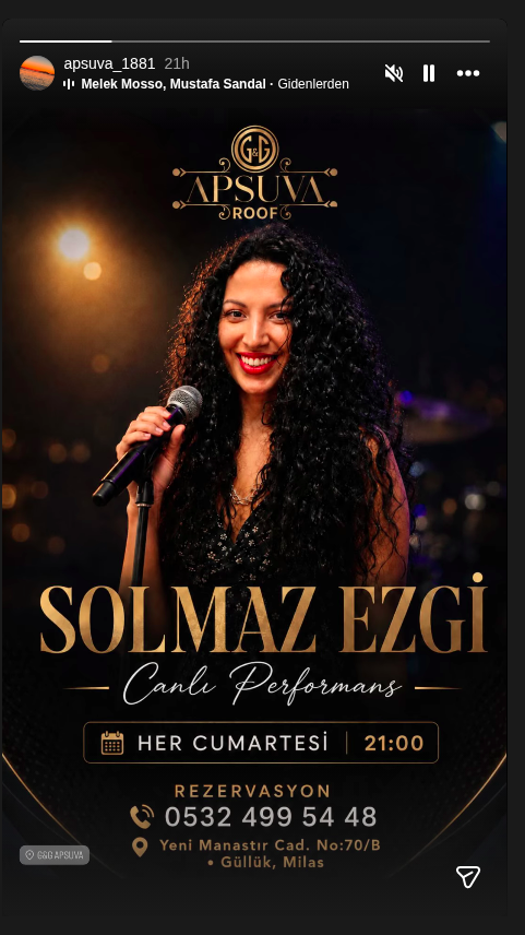 Solmaz Ezgi — Canlı Performans Etkinlik afişi