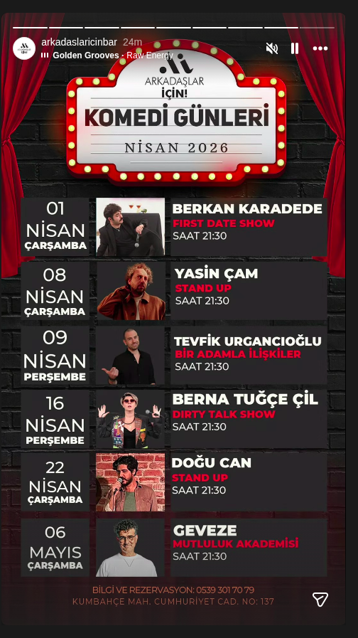 Tevfik Urgancıoğlu — Bir Adamla İlişkiler Event-Poster