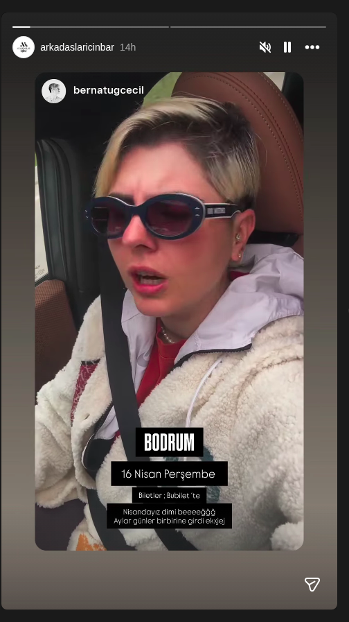 Berna Tuğçe Çil — Dirty Talk Show Etkinlik afişi