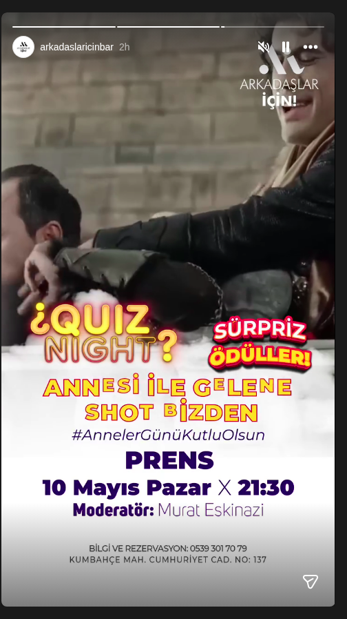 Prens — Quiz Gecesi Etkinlik afişi