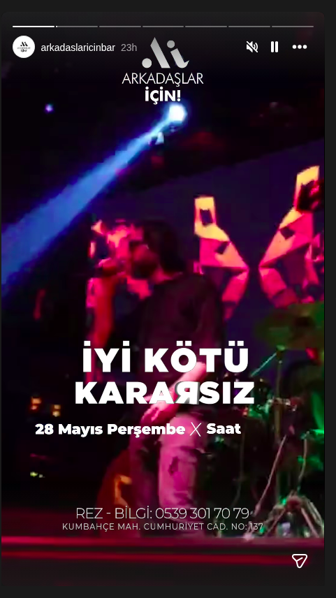 İyi Kötü Kararsız Etkinlik afişi