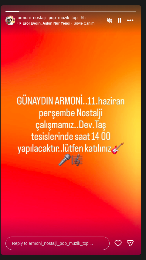 Perşembe Nostalji Çalışma Etkinlik afişi