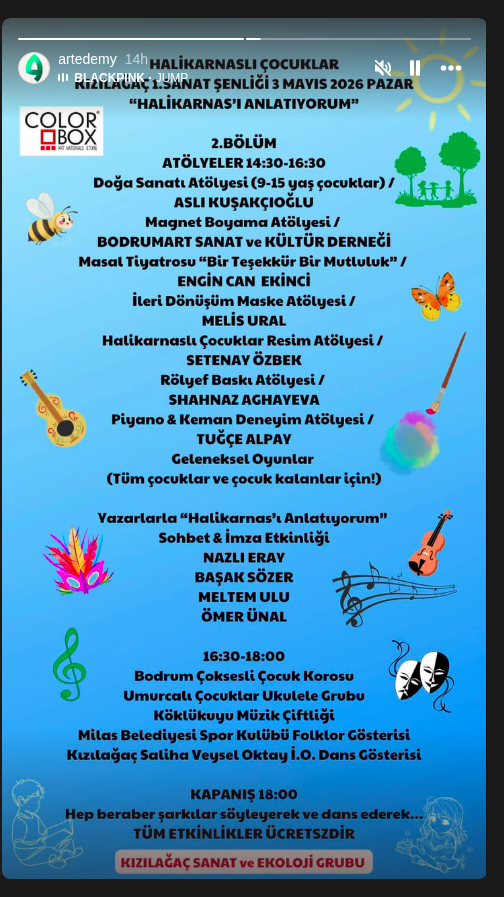 Halikarnas'ı Anlatıyorum — Çocuk Atölyeleri Etkinlik afişi