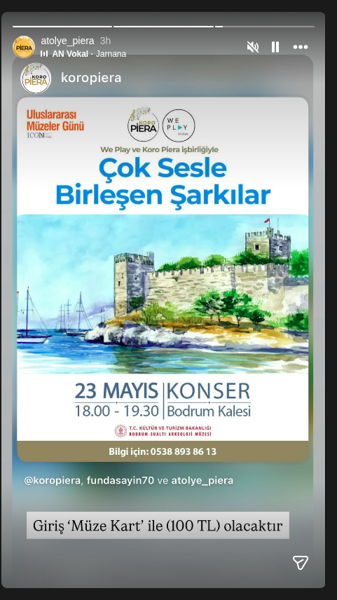 Koro Piera: Çok Sesle Birleşen Şarkılar Etkinlik afişi