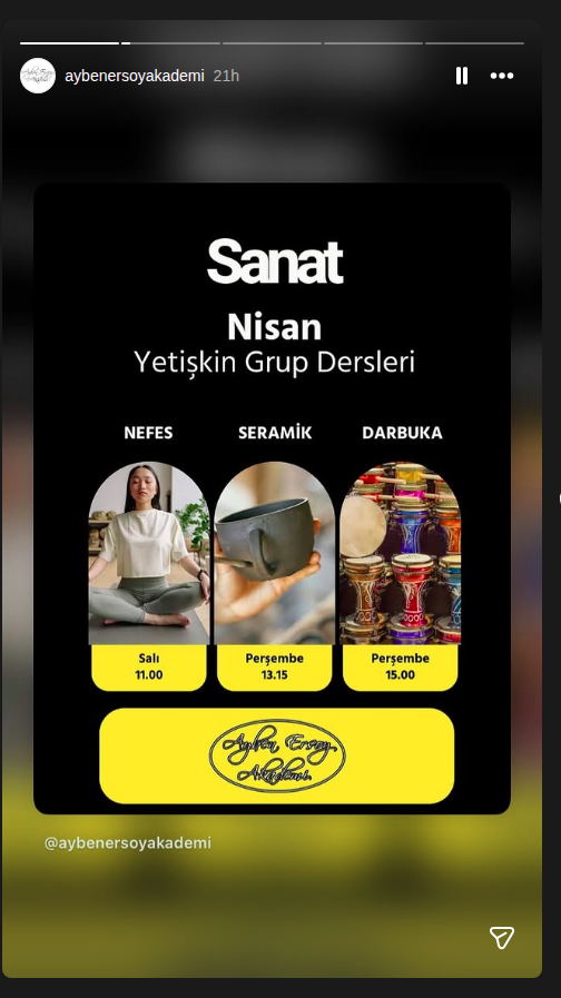 Darbuka - Yetişkin Grup Dersleri Etkinlik afişi