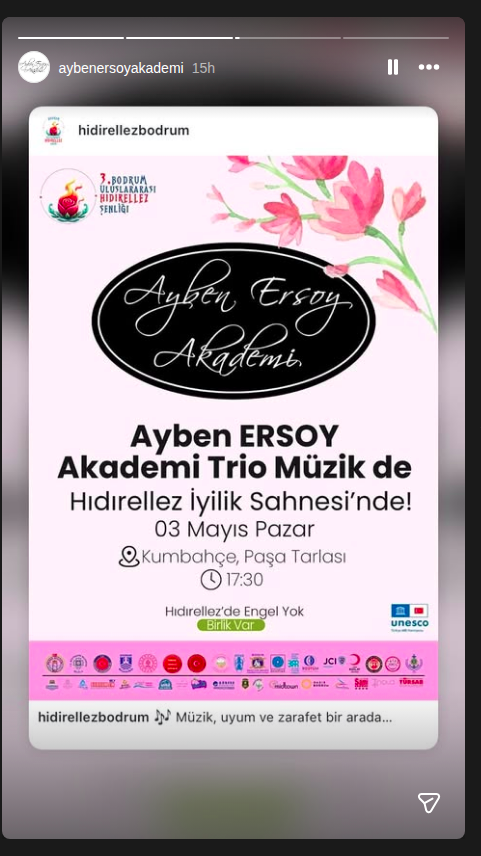 Ayben Ersoy Akademi Trio Etkinlik afişi