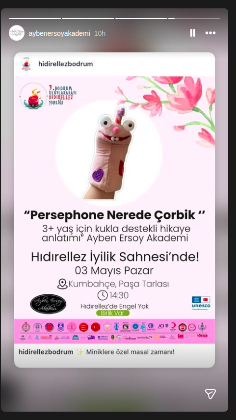 Persephone Nerede Çorbik — Ayben Ersoy Etkinlik afişi