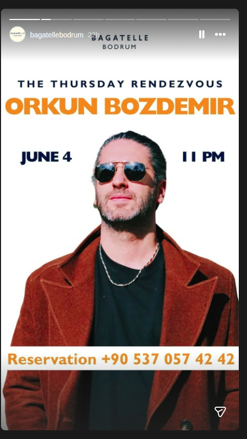 Orkun Bozdemir — The Thursday Rendezvous Etkinlik afişi