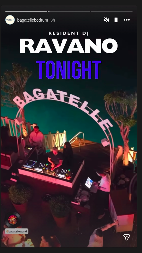 Ravano - DJ Set Etkinlik afişi