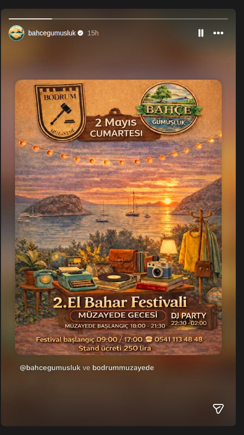 Sunset DJ Party Etkinlik afişi