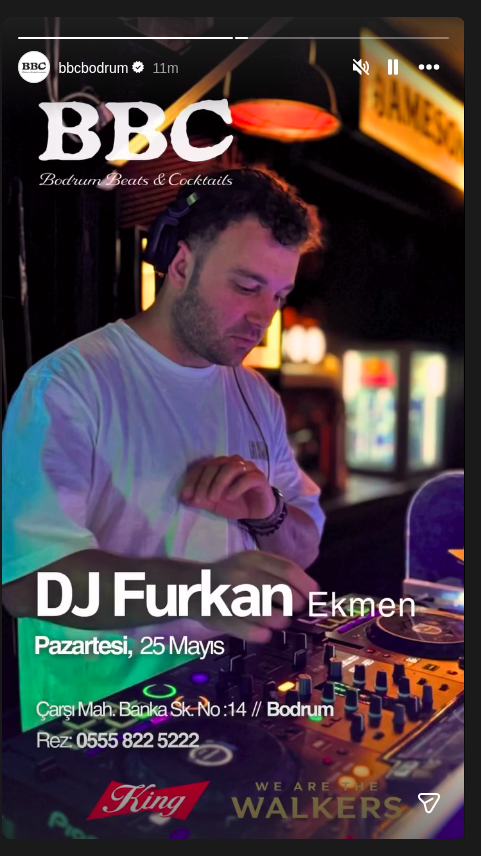 DJ Furkan Ekmen Etkinlik afişi