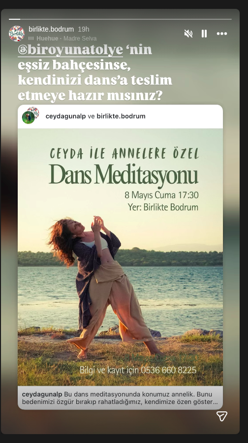 Ceyda — Dans Meditasyonu Etkinlik afişi