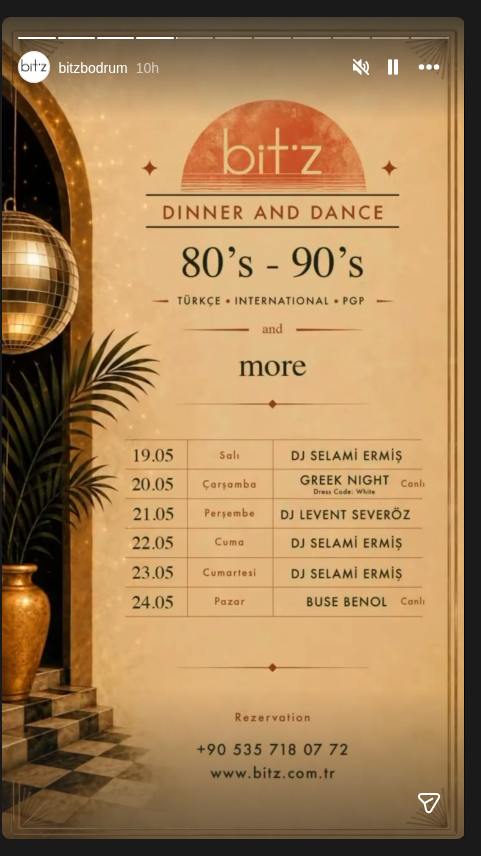 DJ Selami Ermiş — Dinner & Dance Etkinlik afişi