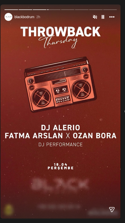 Alerio - Throwback Thursday Etkinlik afişi