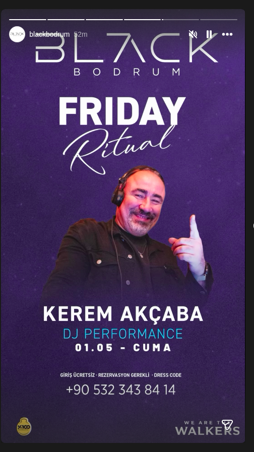 Kerem Akçaba - Friday Ritual Etkinlik afişi