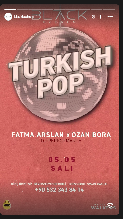 Fatma Arslan x Ozan Bora — Türkçe Pop Etkinlik afişi