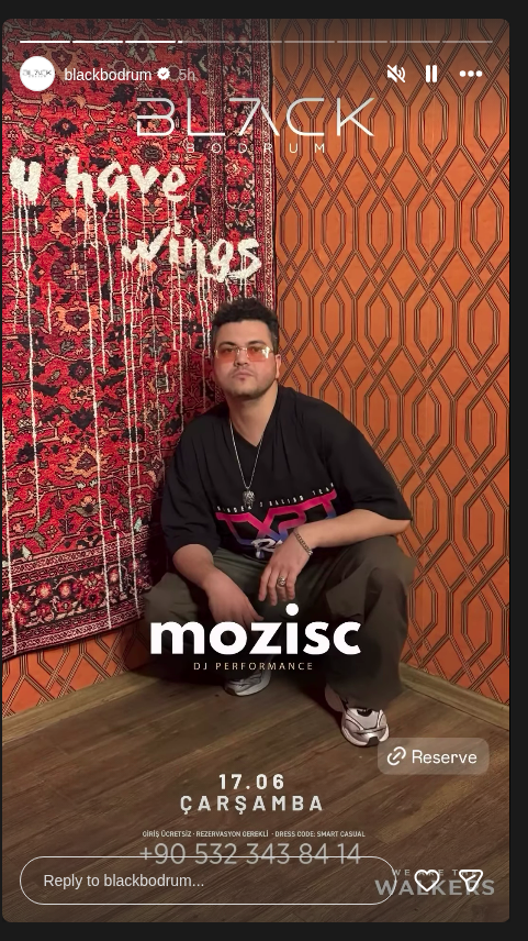 Mozisc DJ Set Etkinlik afişi