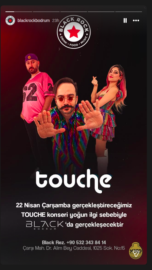 Touche Konseri Etkinlik afişi