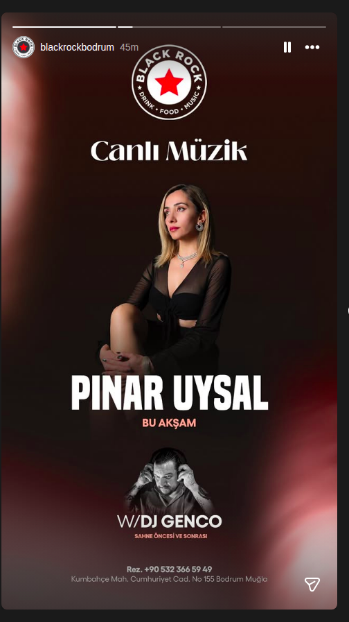 Pınar Uysal - Canlı Müzik Etkinlik afişi