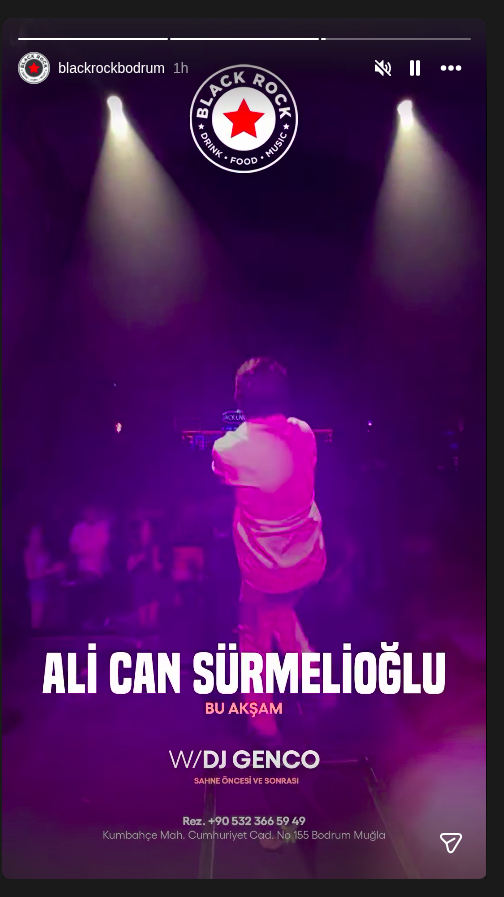Ali Can Sürmelioğlu Etkinlik afişi