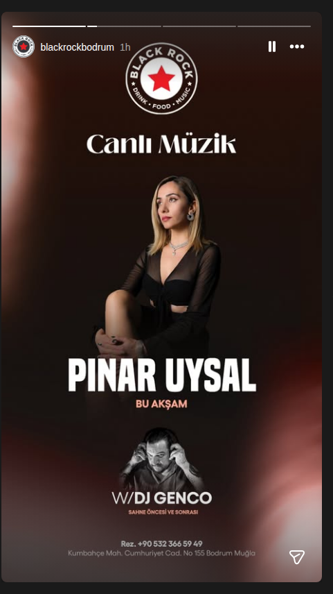 Pınar Uysal — Canlı Müzik Etkinlik afişi